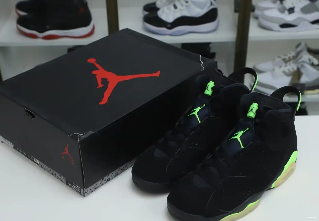 AIR 6 GREEN' JORDAN RETRO 'ELECTRIC 0522
